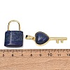 Dyed Natural Lapis Lazuli Beaded Pendants GG-CBA9389-04T-2