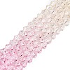 Baking Painted Glass Bead Strands DGLA-A039-T4mm-A01-4