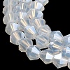 Imitation Jade Electroplate Glass Beads Strands LS-GLAA-F029-J4mm-C05-3