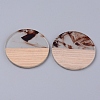 Resin & Wood Pendants X-RESI-R428-03A-2