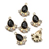 Glass Rhinestone Pendants FIND-TAC0017-07LG-09-1