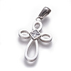 304 Stainless Steel Pendants STAS-F215-03-2