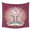 Yoga Meditation Trippy Polyester Wall Hanging Tapestry PW23040447558-1