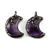 Natural Amethyst Pendants G-H359-05AS-05-1
