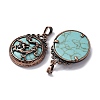 Synthetic Turquoise Pendants G-A241-02R-01-2