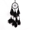 Polyester Woven Web/Net with Feather Wind Chime Pendant Decorations PW22111461325-1