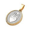 Religion 304 Stainless Steel Pendants STAS-H264-13B-ASG-2
