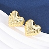 Brass Stud Earrings EJEW-Q015-18G-2