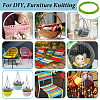Plastic Rattan Wicker Strips DIY-WH0816-132D-5