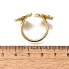 Brass Enamel Cuff Rings for Women RJEW-Q008-14G-01-3