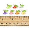 50Pcs Transparent Acrylic Pendants PALLOY-FS00043-06-5