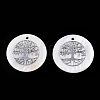 Freshwater Shell Pendants SHEL-Q016-017P-2