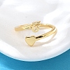 Brass Cuff Rings for Women RJEW-U044-T-2