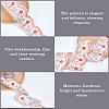 7.5Yards Vintage Jacquard Polyester Lace Ribbon SRIB-CY0001-42B-6