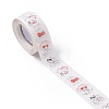 Valentine's Day Round Paper Stickers X-DIY-I107-04-3