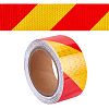 Waterproof EPT(Ethylene Propylene Terpolymer) & PVC Reflective Self-adhesive Tape DIY-WH0030-82A-1