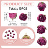 10Pcs Preserved Rose Pendants KY-TA0001-59B-4