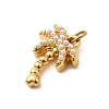304 Stainless Steel ABS Imitation Pearl Pendants STAS-B097-07G-01-2