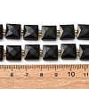 Natural Obsidian Beads Strands G-F839-A33-01-3