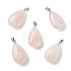 Natural Rose Quartz Pendants GG-K002-09C-1