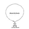 Alloy Textured Cross Pendant Paperclip Chain Necklaces FS-WGDACB3-02-4