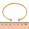 304 Stainless Steel Flat Open Cuff Bangles for Women SA-CBA45D5-26G-5