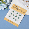 10Pcs Brass Micro Pave Cubic Zirconia Pendants KK-BBC0020-41-5