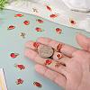 21Pcs 7 Styles Brass Enamel Charms KK-TA0003-19D-7