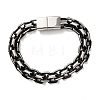 304 Stainless Steel Link Chain Bracelets BJEW-F529-14EB-4