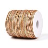 100M Segment Dyed Round Nylon & PET & Polyester Metallic Braided Cord OCOR-N009-01C-3