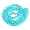 Transparent Glass Bead Strands X-GLAA-S031-8mm-18-2