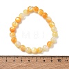 8MM Natural Yellow Shell Round Beaded Stretch Bracelets SH-CBACA76-18D-5