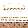 Iron & ABS Plastic Imitation Pearl Tennis Chains CH-Q006-01A-02-3