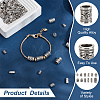 120Pcs 10 Styles Tibetan Style Alloy Beads Sets TIBEB-HY0001-10AS-5