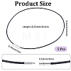 5Pcs 2.5MM Round Cowhide Leather Necklaces Making MAK-CL0001-05-2
