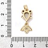 Brass Micro Pave Cubic Zirconia Pendants KK-K375-27G-16-3