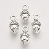 Tibetan Style Alloy Pendants TIBEP-T009-36AS-RS-1