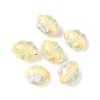 Two Tone Transparent Acrylic Beads OACR-D304-01C-1