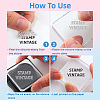PVC Sakura Stamp DIY-WH0486-029-7