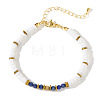 Natural Lapis Lazuli Beaded Bracelets VY9636-3-1