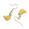 10 Pairs 10 Styles Fruit Alloy Enamel Dangle Earrings for Women EJEW-JE05905-5