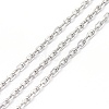 Tarnish Resistant 304 Stainless Steel Cable Chains CHS-F011-13A-P-2