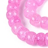 Ombre Effect Dyed Glass Beads Strands GLAA-Q106-05A-A12-3