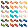 45Pcs 9 Colors Acrylic Imitation Gemstone Beads MACR-TA0002-93-2