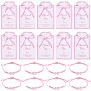 Alloy Enamel Bowknot Link Bracelets BJEW-BM0001-02-7