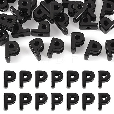 Acrylic European Beads OACR-TAC0013-14P-1