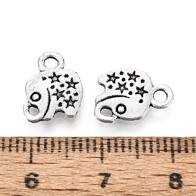 Tibetan Style Alloy Pendants TIBEP-T054-07AS-1