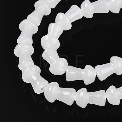 Baking Paint Glass Beads Strands DGLA-N007-01A-1