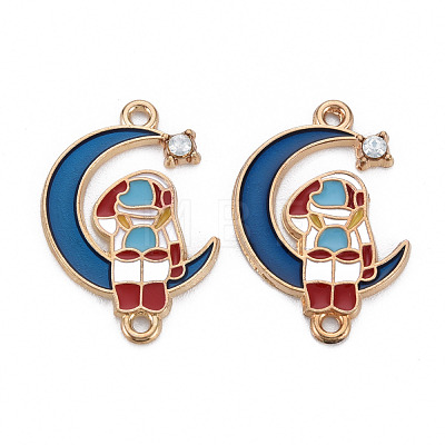 Alloy Enamel Pendants ENAM-S126-071-NR-1