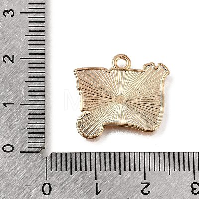 Alloy with Enamel Pendants AL-CBA9E11-03KCG-02-1